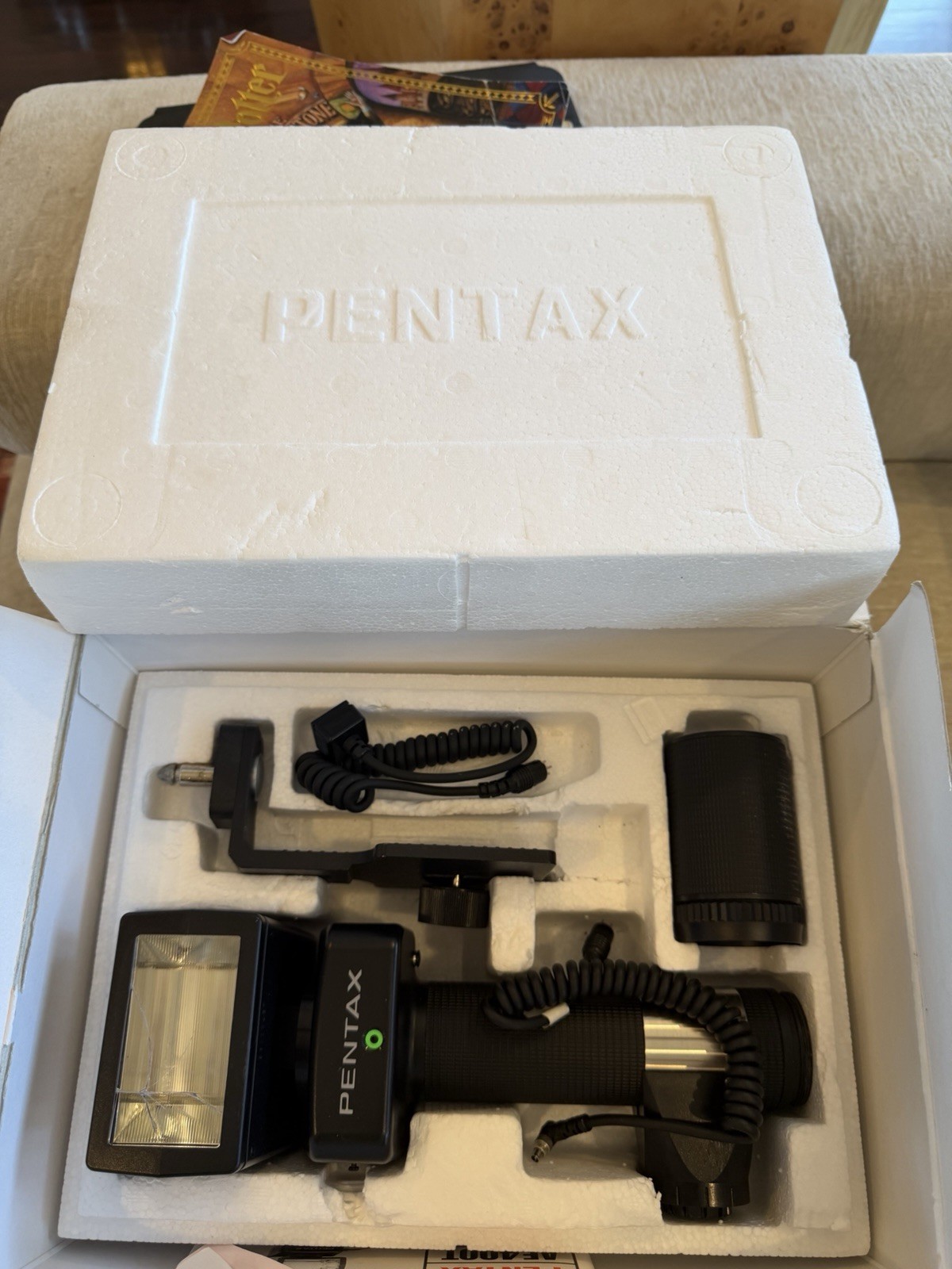 Pentax Af200T Electronic Camera Flash Unit 30360 Hot Shoe Mount Black
