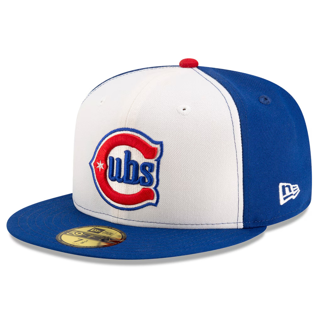 Men's Chicago Cubs New Era White/Royal Alternate Authentic Collection On-Field 5