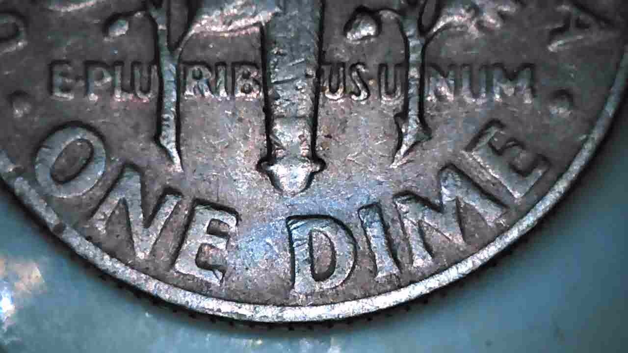 Rare 1965 dime no mint mark w/errors 