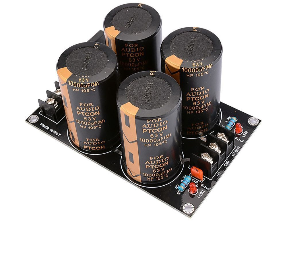 Dual Power Rectifier Filter Power Supply Board Amplifier 10000UF DIY Speaker Amp