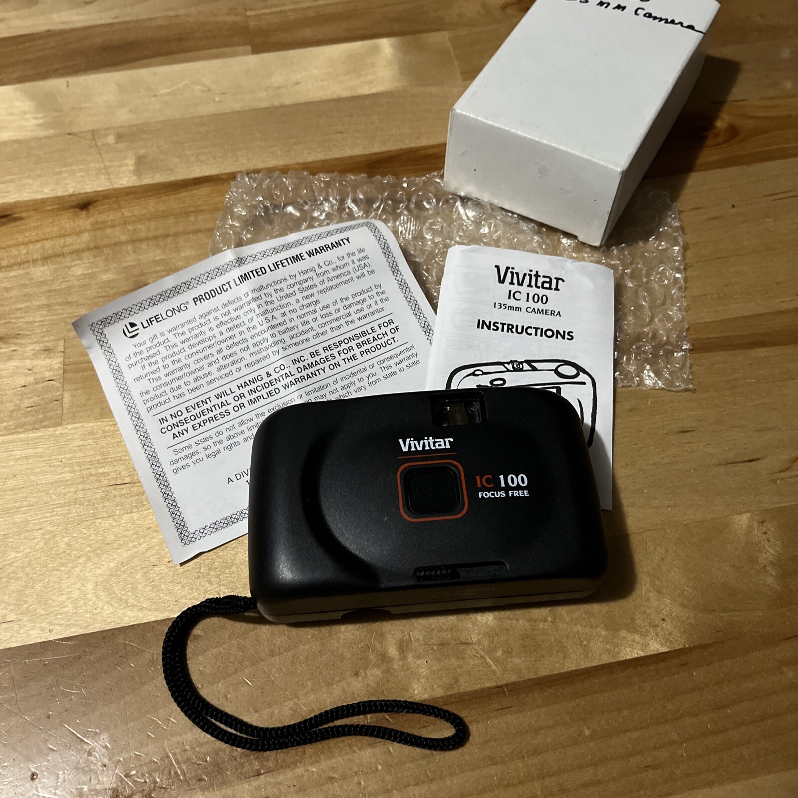 Vivitar IC 100, Focus Free Camera, New, Original Box