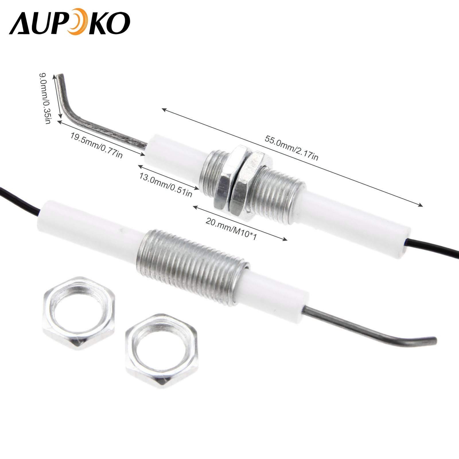 2 Sets Piezo Spark Ignition, Propane Push Button Piezo Igniter with Threaded ...