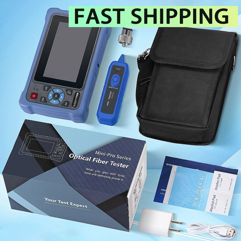 AUA800U UPC Port Multifunctional Mini Optical Time Domain Reflectometer 100KM