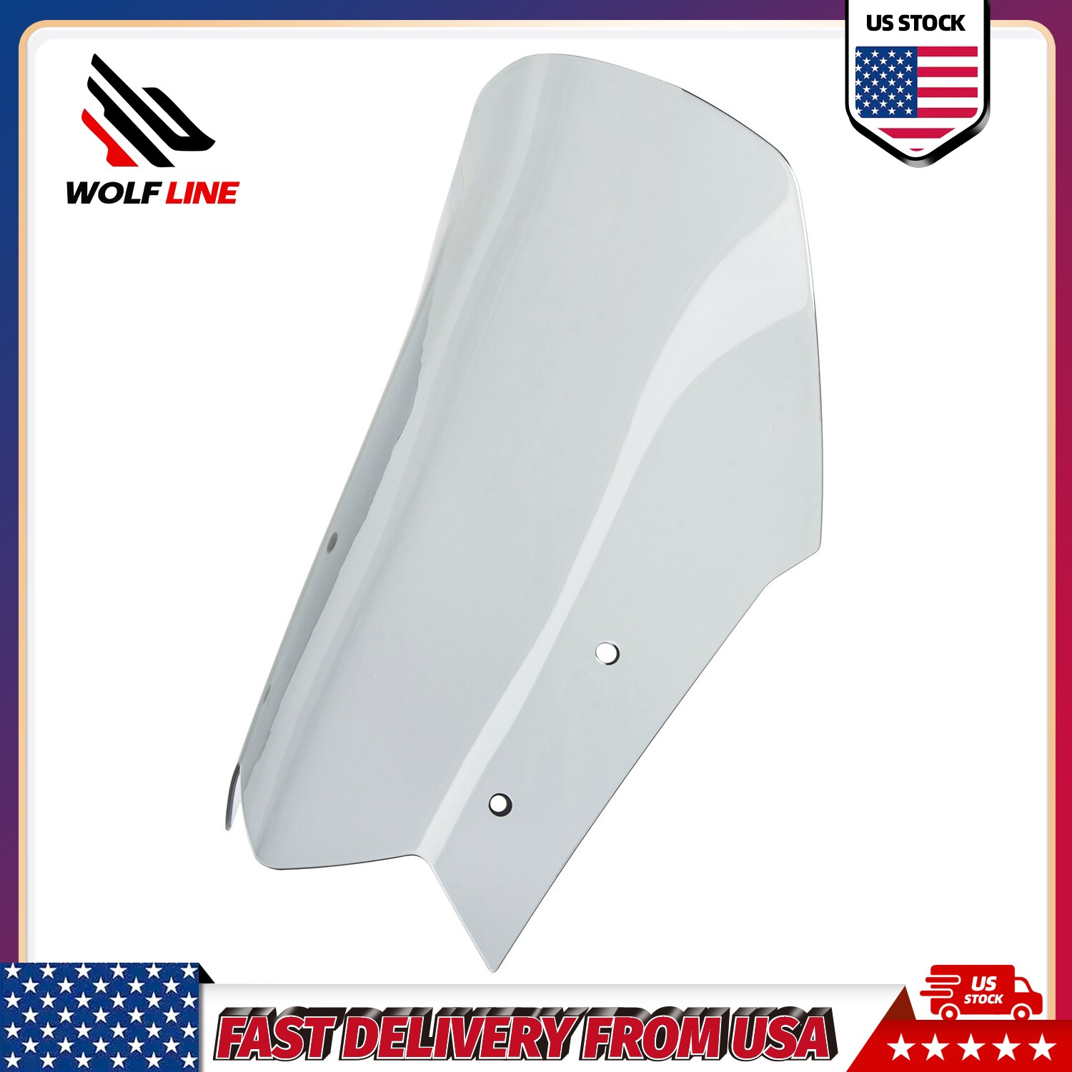 WOLFLINE Windscreen Deflector for Yamaha Tenere 700 2019-2024 Windshield