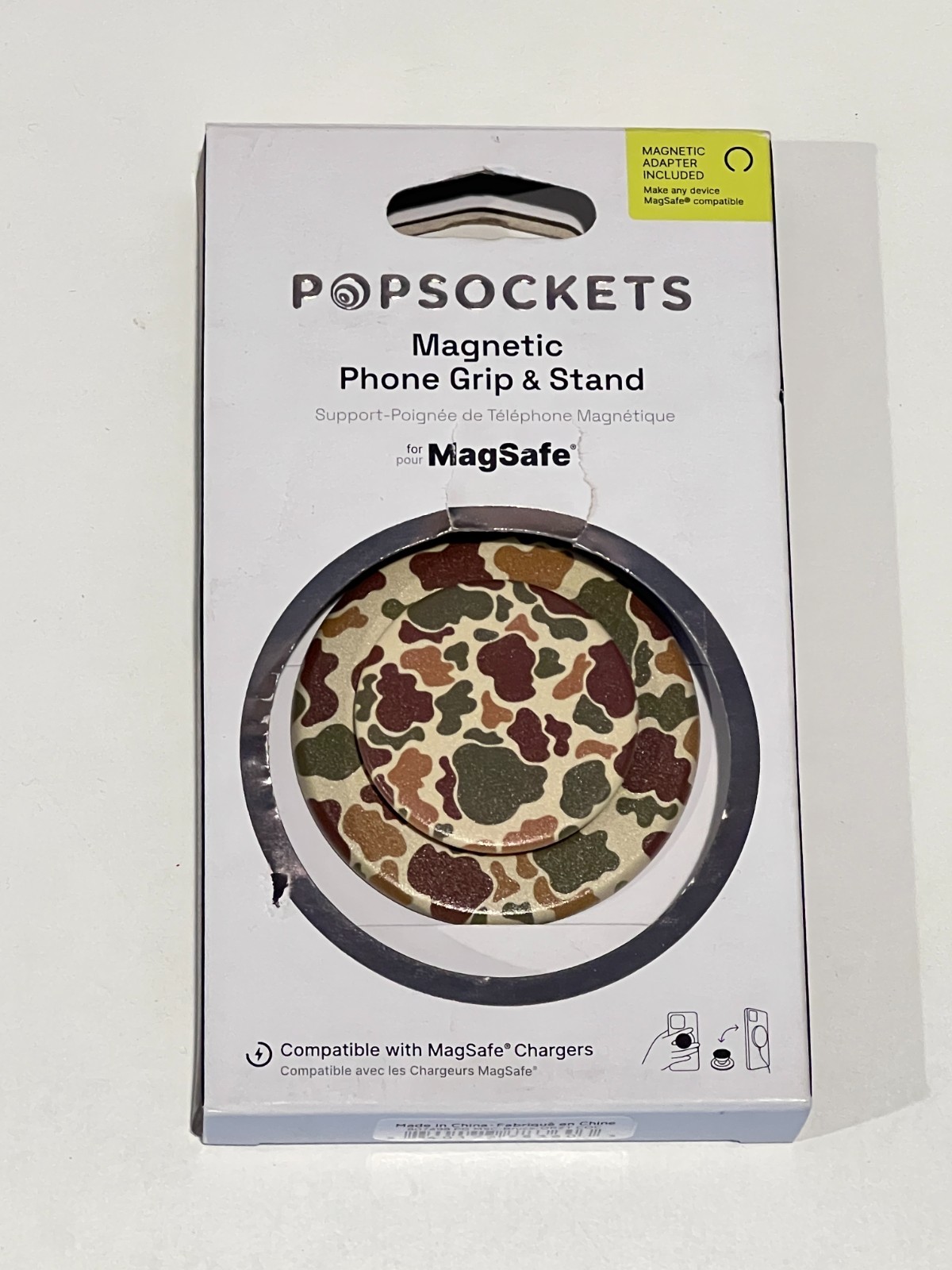 PopSockets Magnetic MagSafe Phone Grip & Stand for iPhone - Bruce Camo
