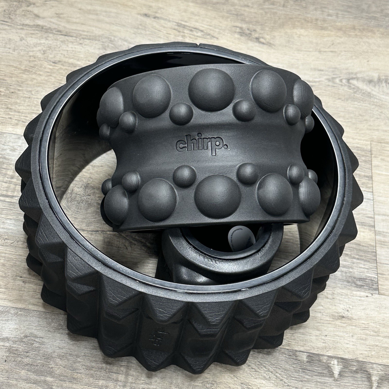 Chirp Wheel XR 3-Pack Foam Rollers Back And Neck Therapy Black