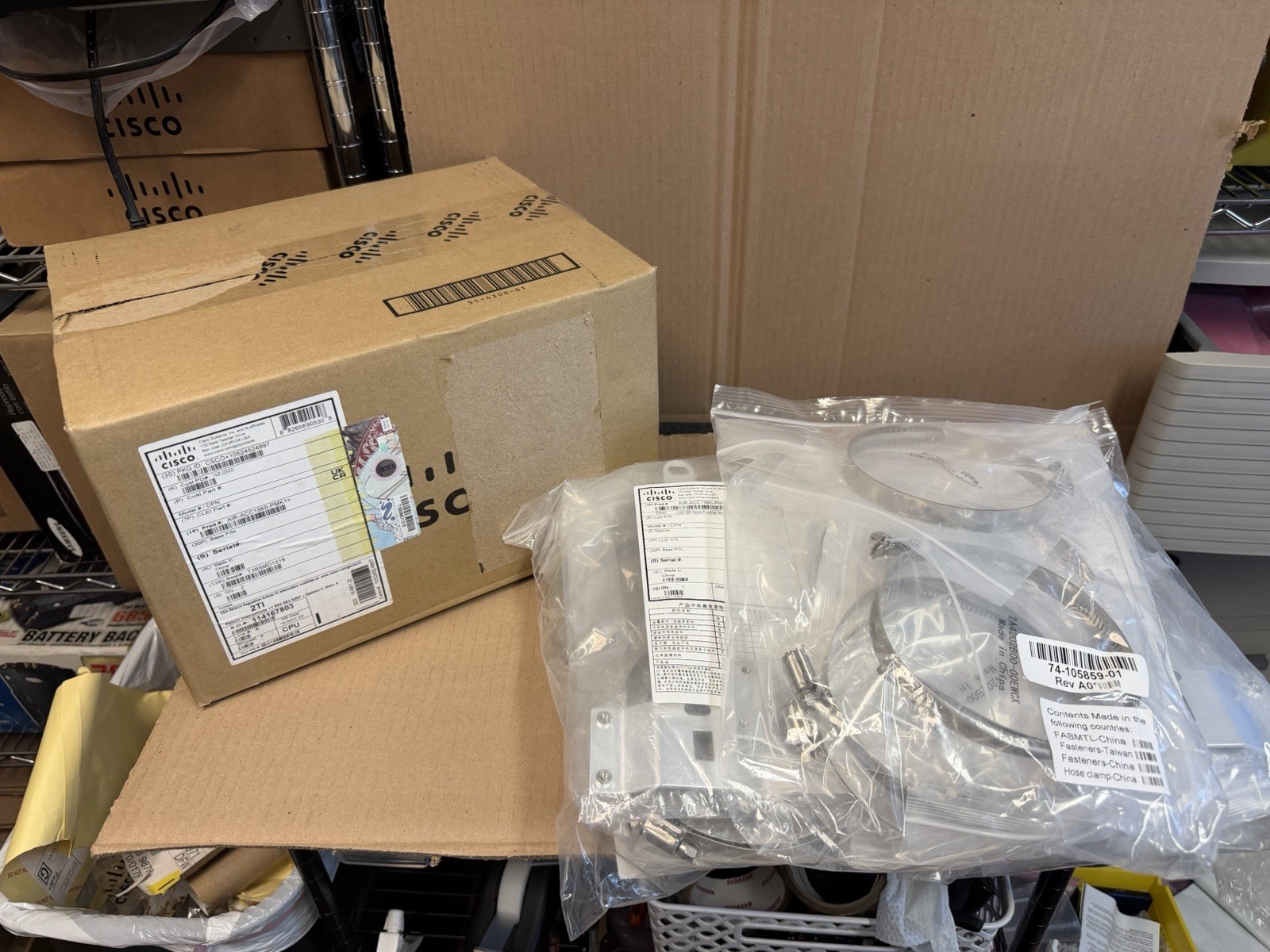 Lot Of 3: Cisco AIR-ACC1560-PMK1 Mounting Kits (New)