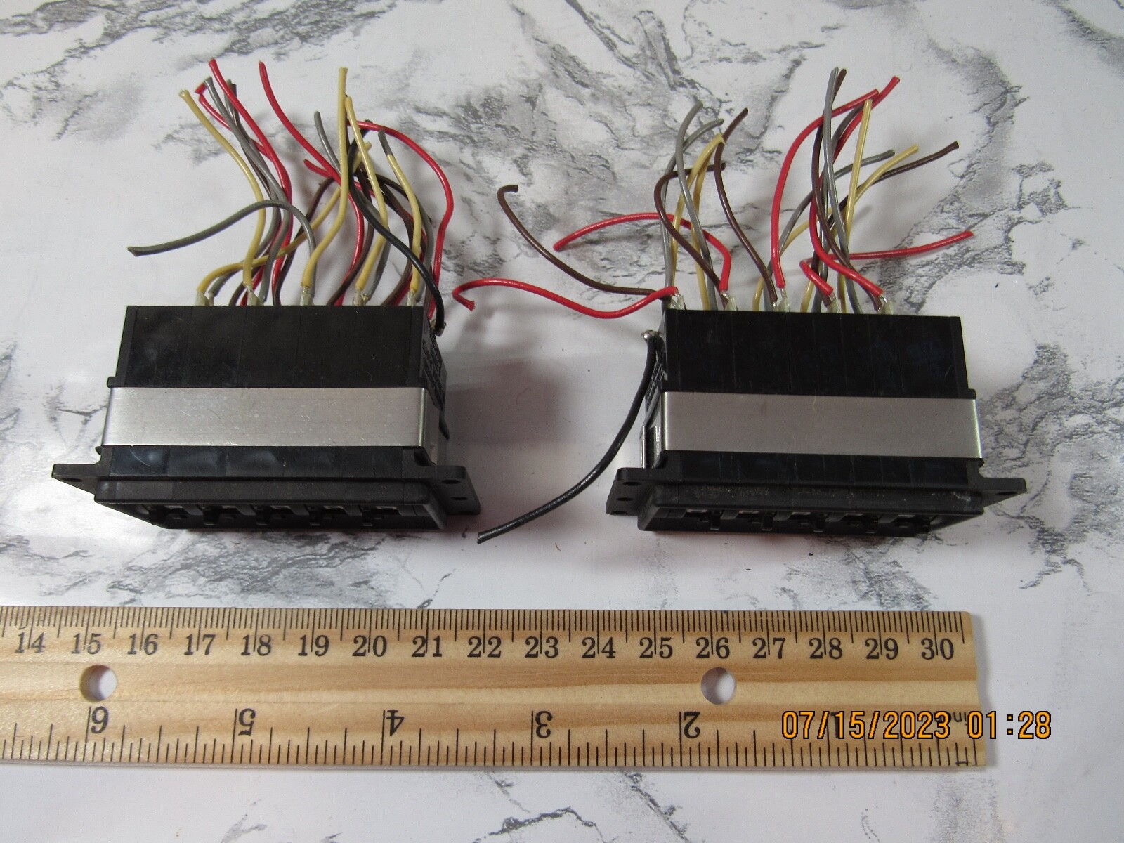 Qty. 2 Digitran Panel Plug-In 5-Digit Number Counter Modules Series 29000