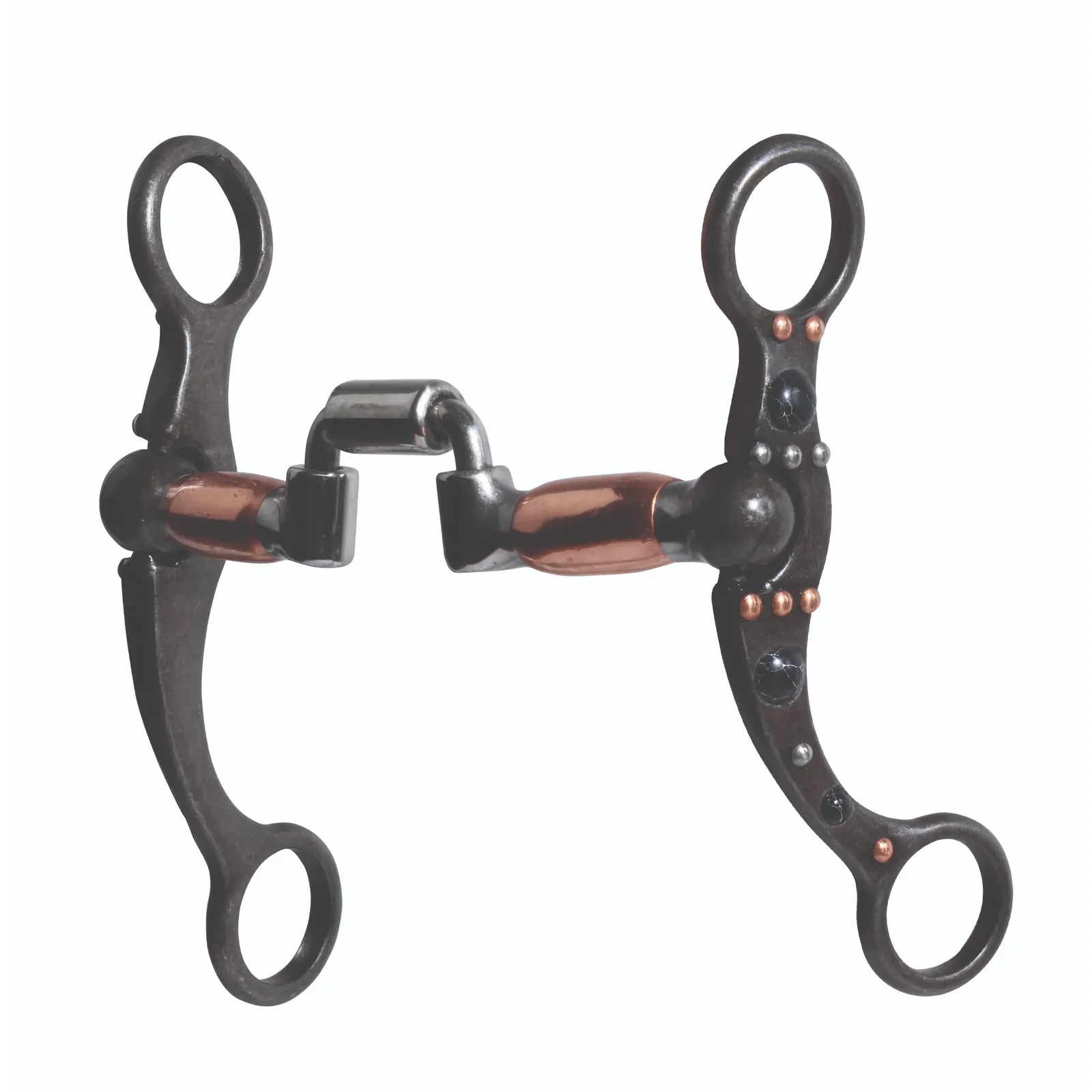 Professional's Choice PC DOT Shank Hinged Port Horse Bit - 5 1/4” Mouth, 6”