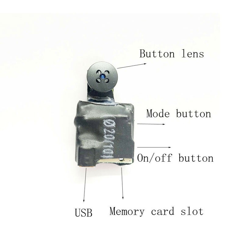 64GB 1080P HD micro Button Lens Design smallest Tiny Video camera Audio recorder