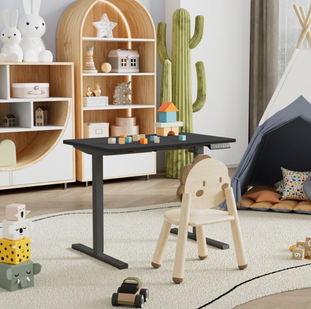 Children's Adjustable Height Office Desk Electric Upright Gaming Office Desk