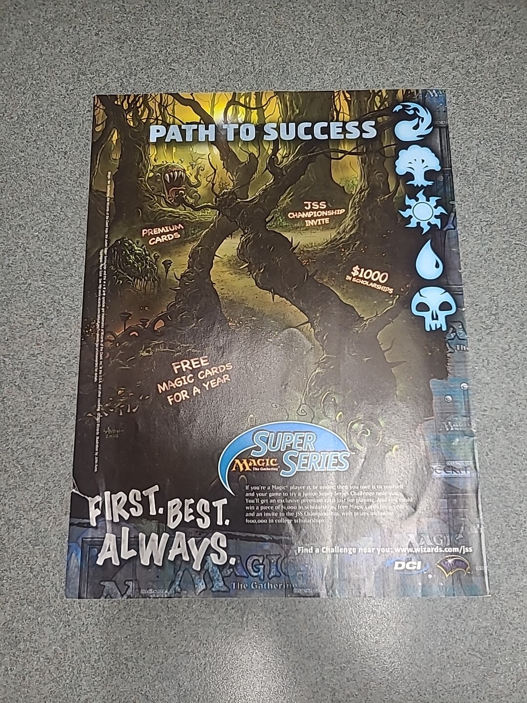 Magic The Gathering Super Series Print Ad 2004 8x11 Great To Frame
