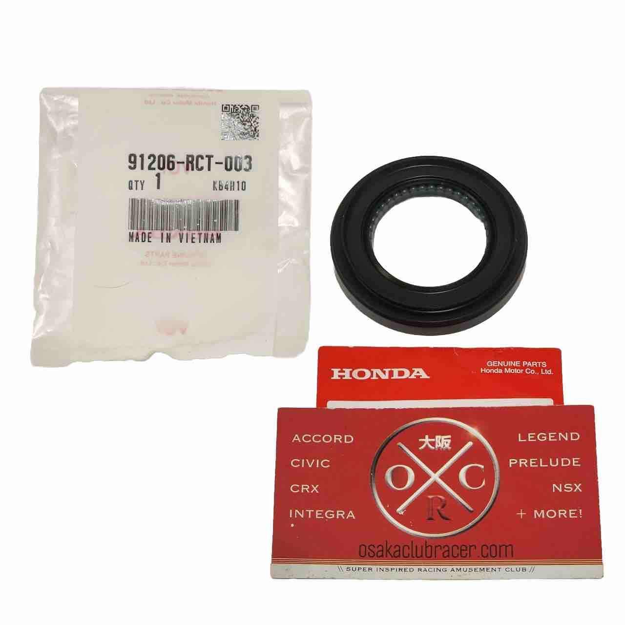 Genuine OEM Honda Acura Right Axle Oil Seal Gasket 35x58x8 91206-RCT-003 New Nok