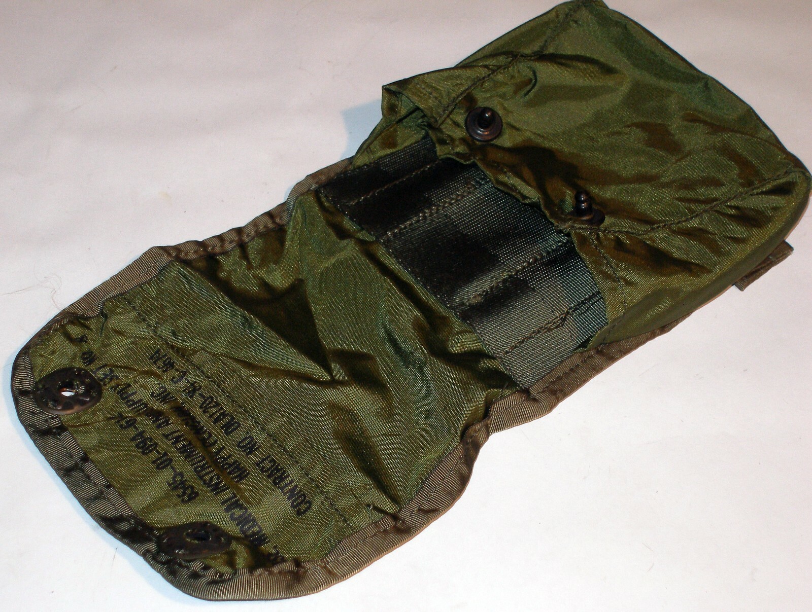 U.S. Military First Aid Small Gear Pouch, Nylon w/ Alice Clips, 6545-01-094-8412