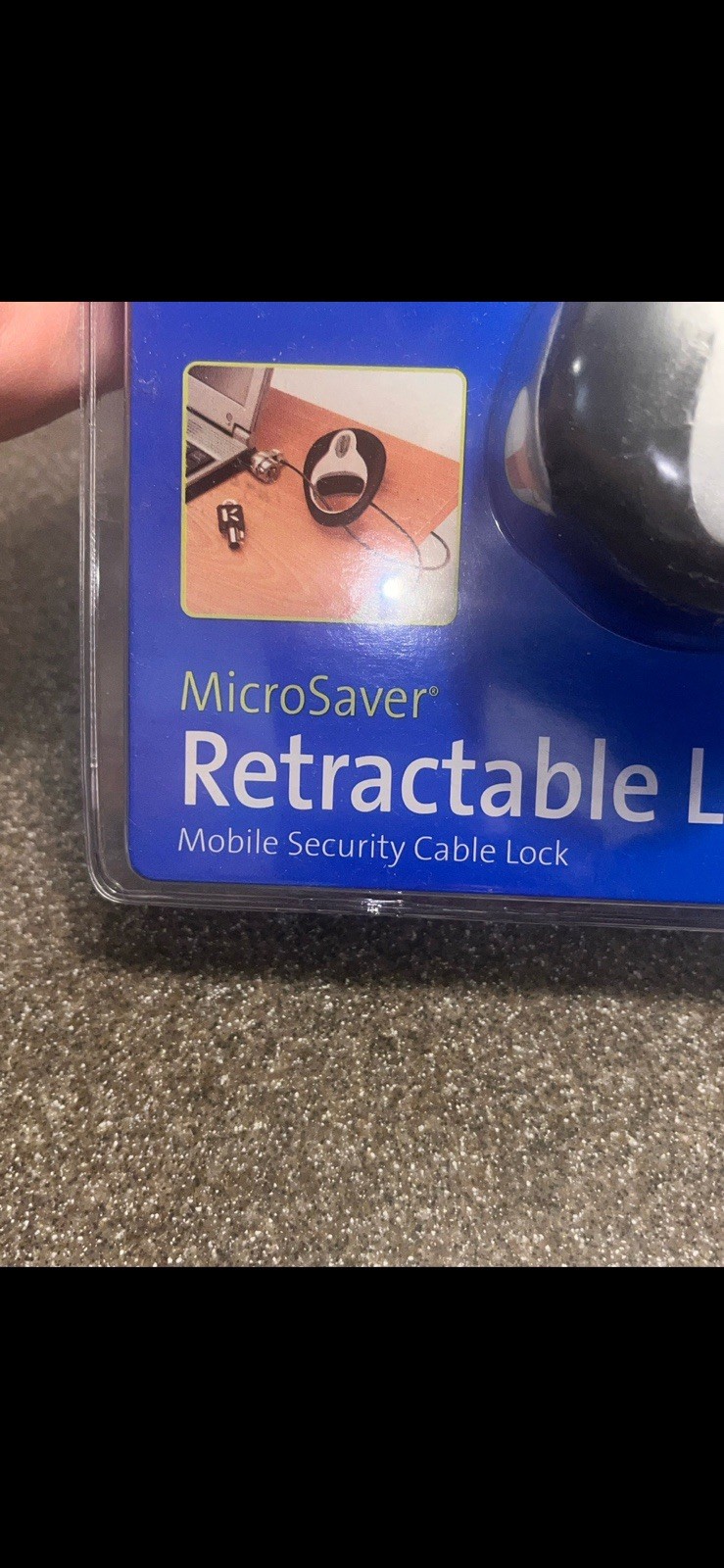Kensington MicroSaver Retractable 4ft Cable & Lock: Security For Electronics