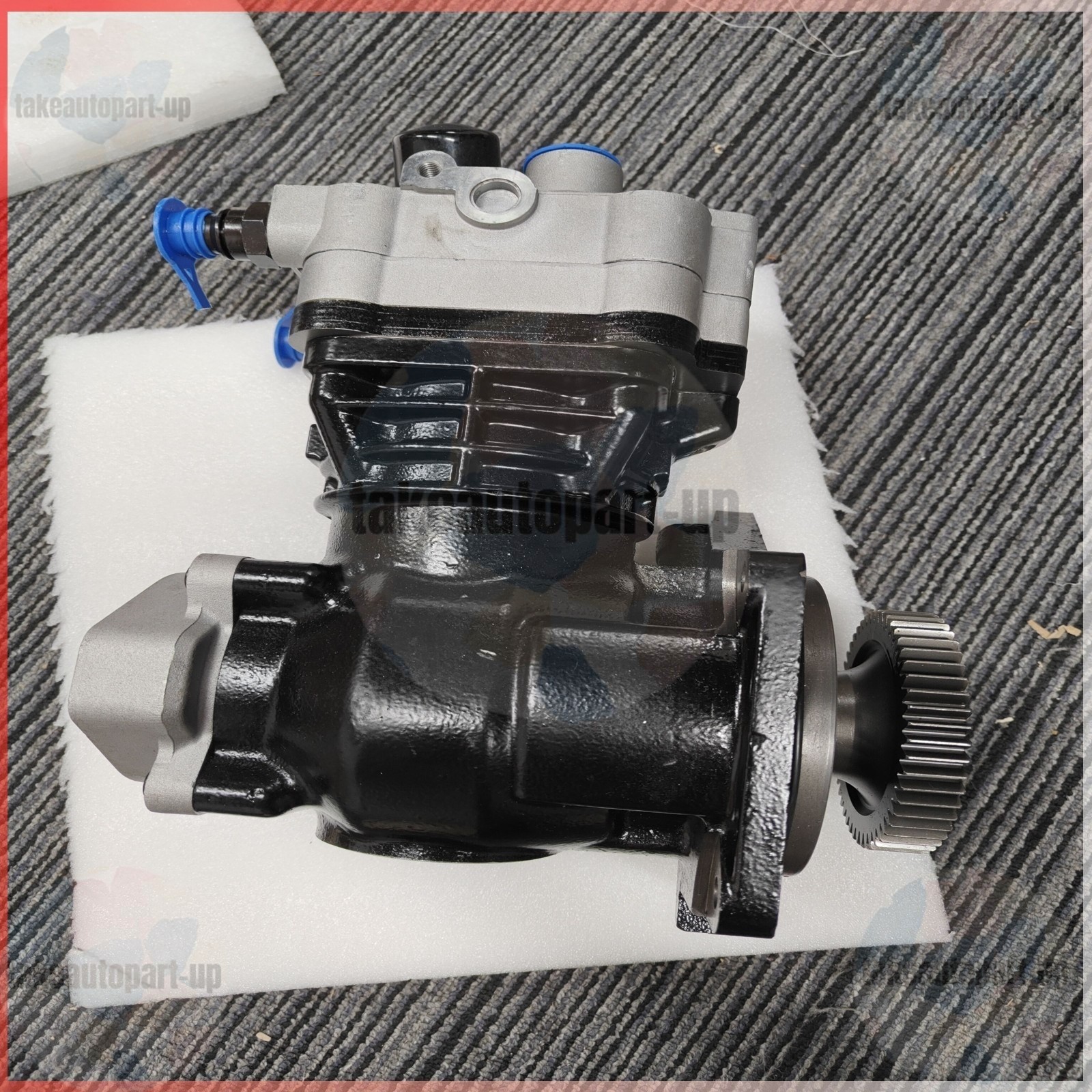 For Detroit Diesel DD15 Truck Air Brake Compressor with Gear DDE RA4711302515