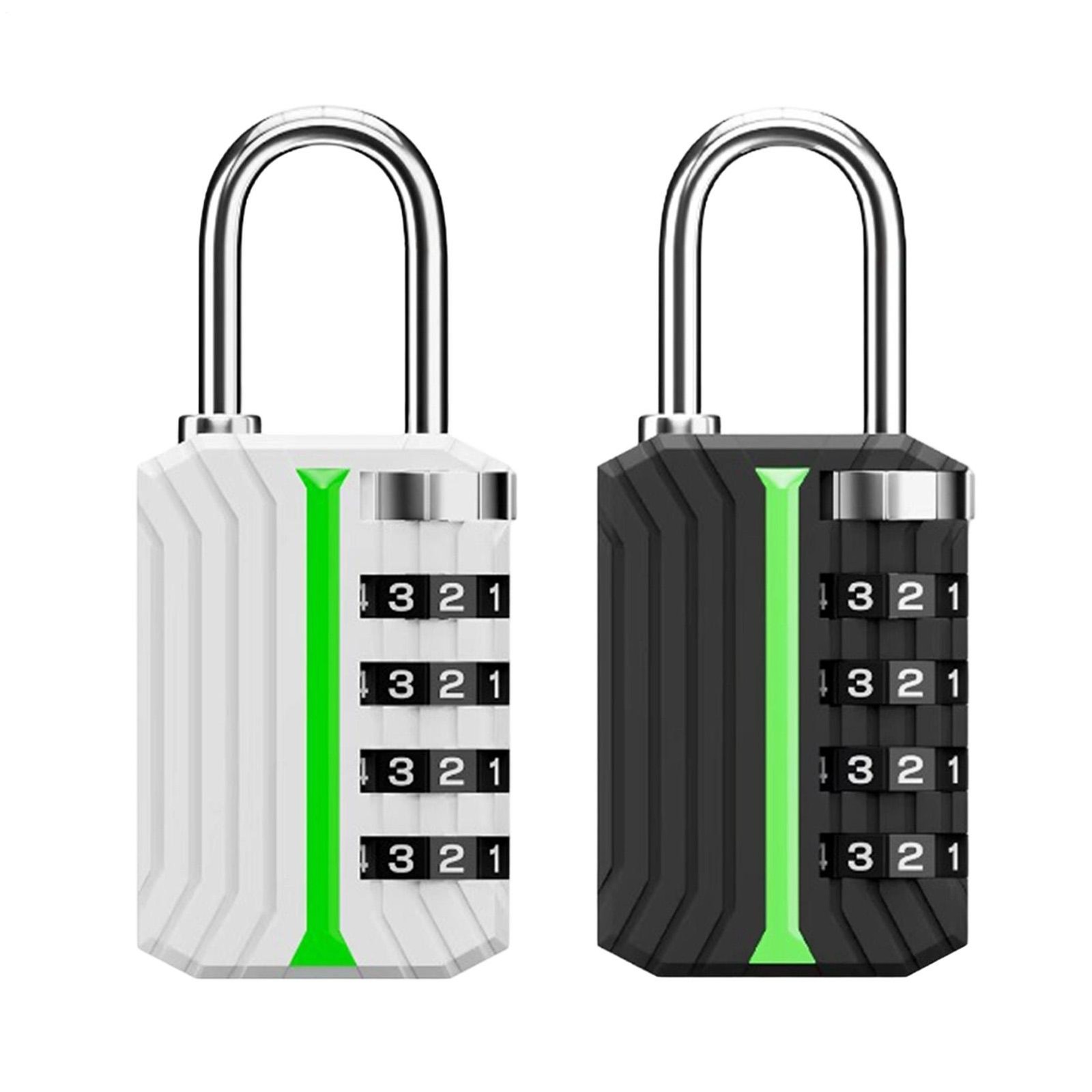 Combination Lock For Locker Waterproof Keyless Door Padlock Zipper Lock For Home
