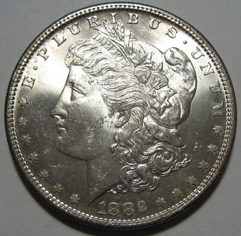 = 1882-S BU+ MORGAN Dollar, Super Luster & EYE Appeal, FREE Shipping