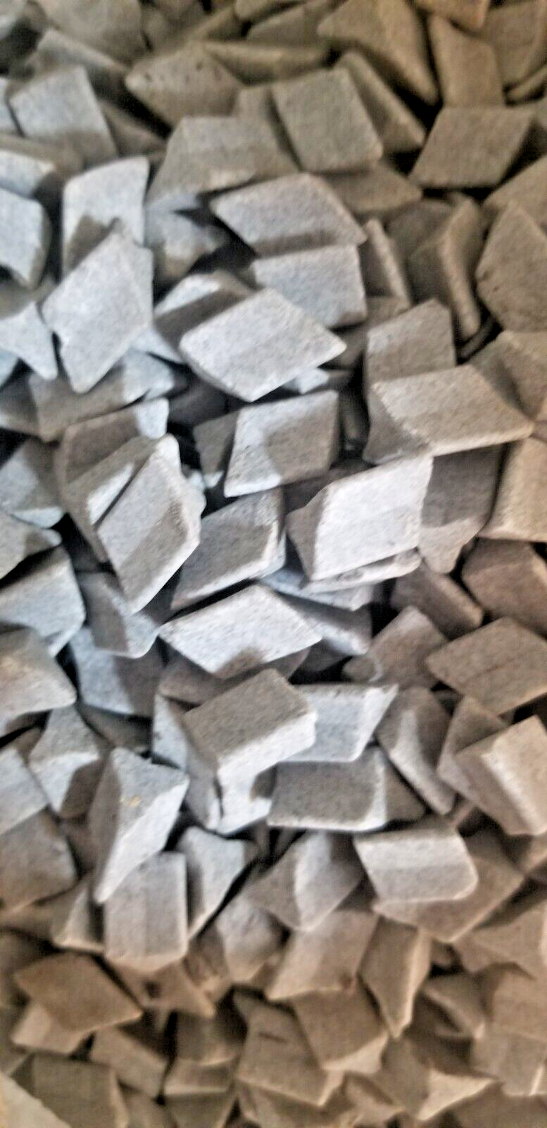 1 lb Ceramic Tumble Media Tri-Star Angle Cut