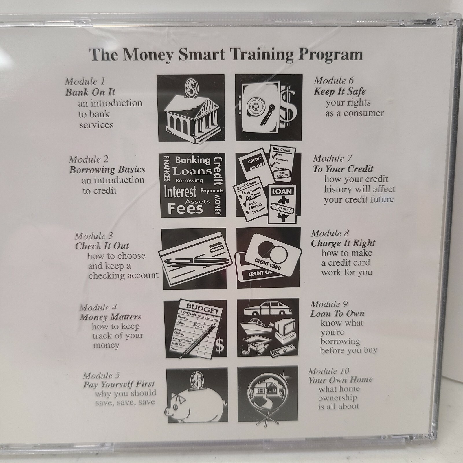 FDIC Money Smart Training Program Computer-Based Instruction CD~NEW!
