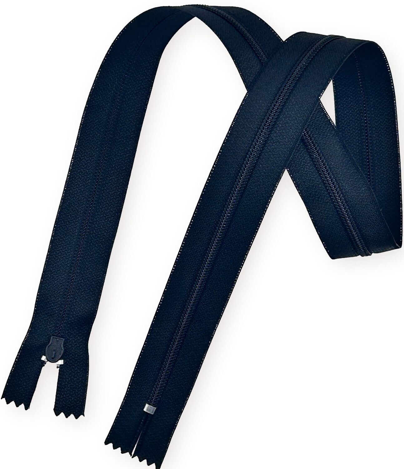 Rey SP40-900 Nylon Zippers (Pack of 50), Black Color (900), 23.62 Inches Long