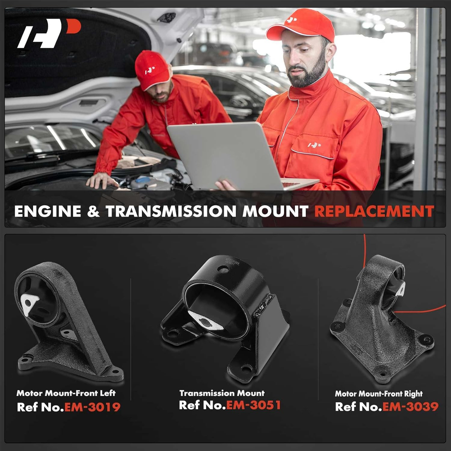 Engine Motor Transmission Mount for Jeep WJ Series Grand Cherokee 1999-2004 4.0L