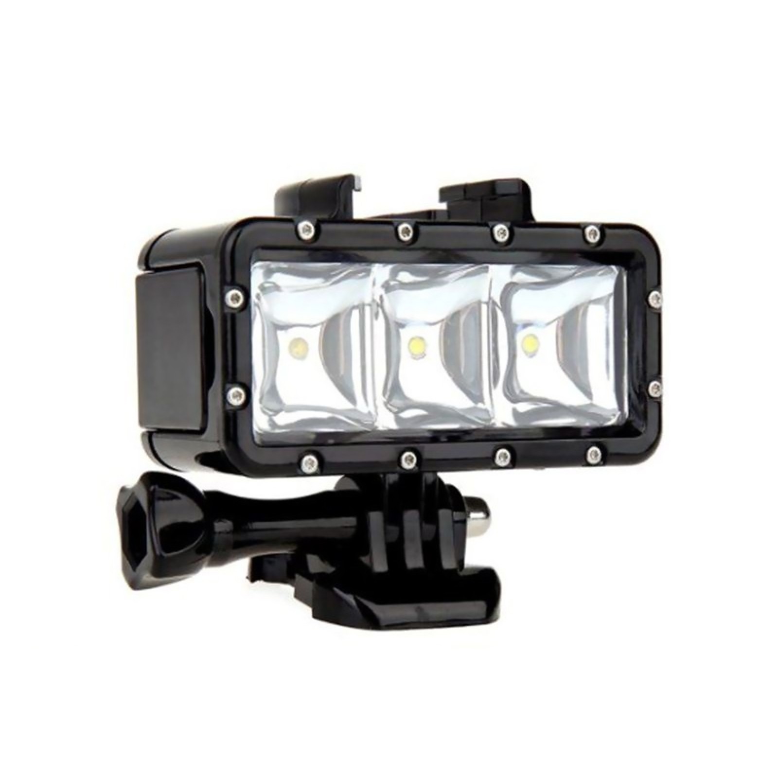 3W 5500K-6000K Waterproof Diving LED Spot Light For GoPro Hero 5 4 3+ 3 SJ4000 F