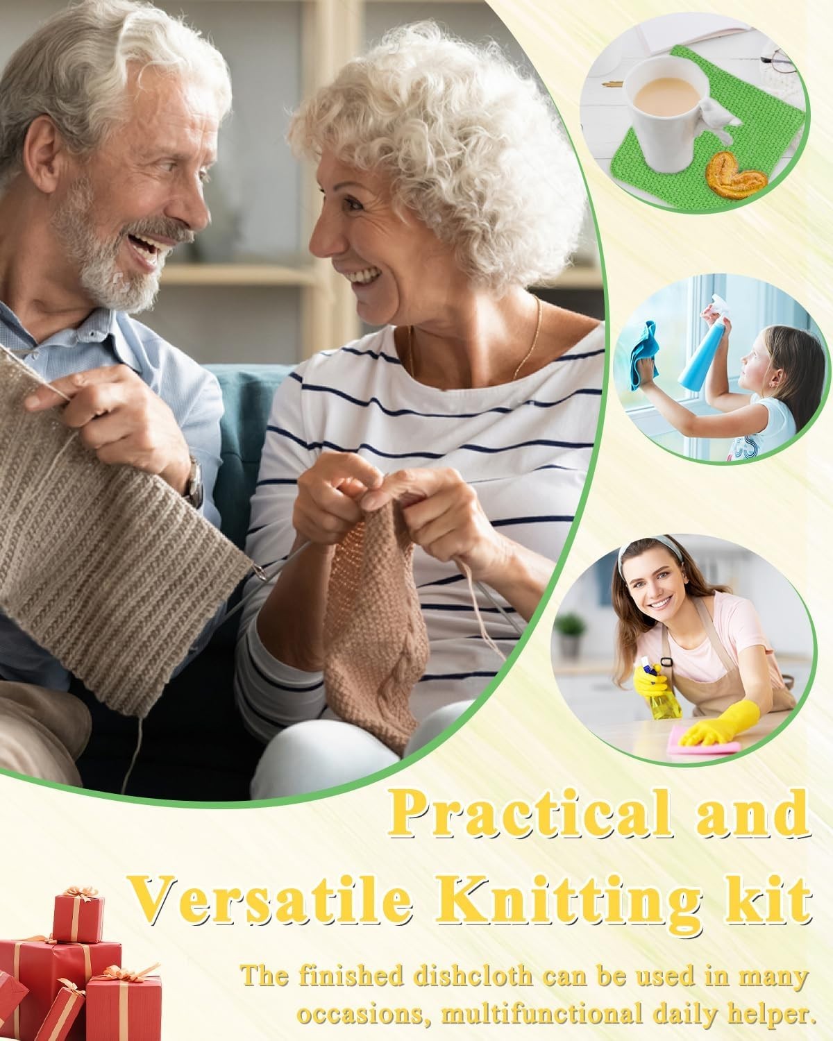 Exciting Knitting Kit for Beginners - Learn with Yarn, Needles & Instructions