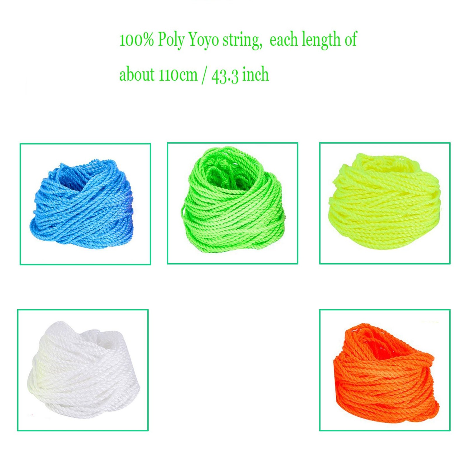 MAGICYOYO 100% Polyester Professional Yoyo Strings for Responsive and Non Res...