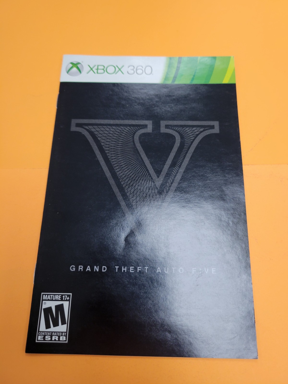 (Manual Only) Grand Theft Auto V Microsoft Xbox 360 Authentic