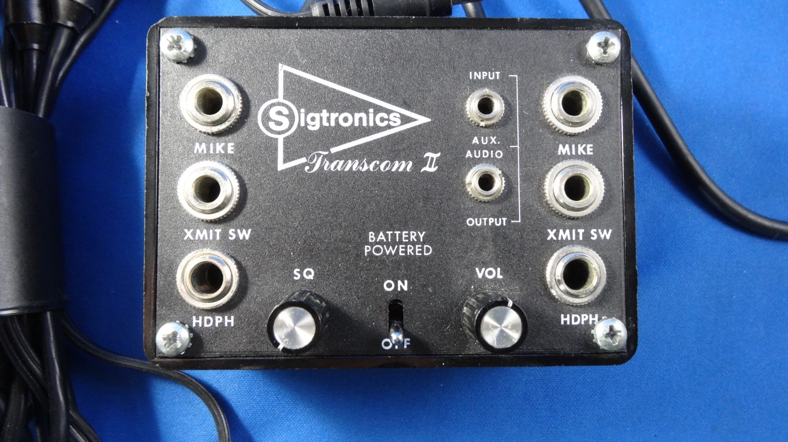 Sigtronics Transcom II Internal Battery or Ext Powered SPO-42 Aircraft Intercom