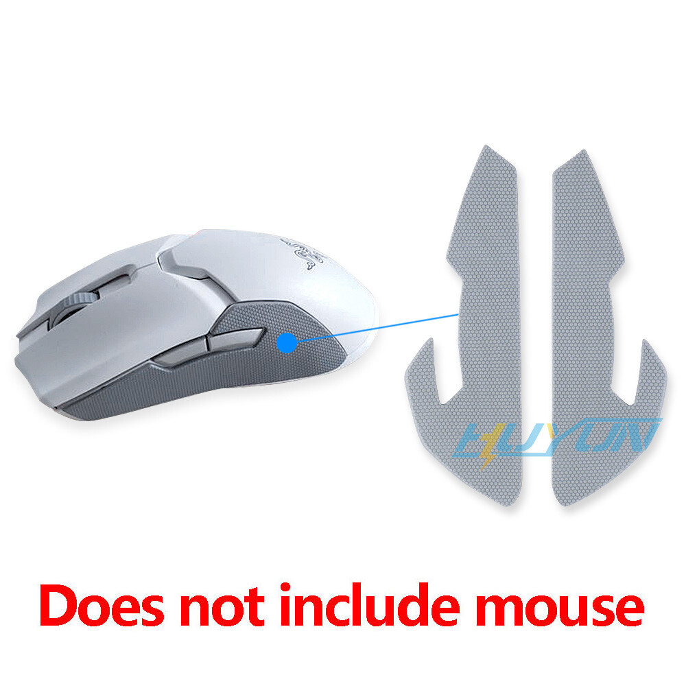 1 set of non-slip side grip tape decals for Razer Viper Ultimate / Viper mouse