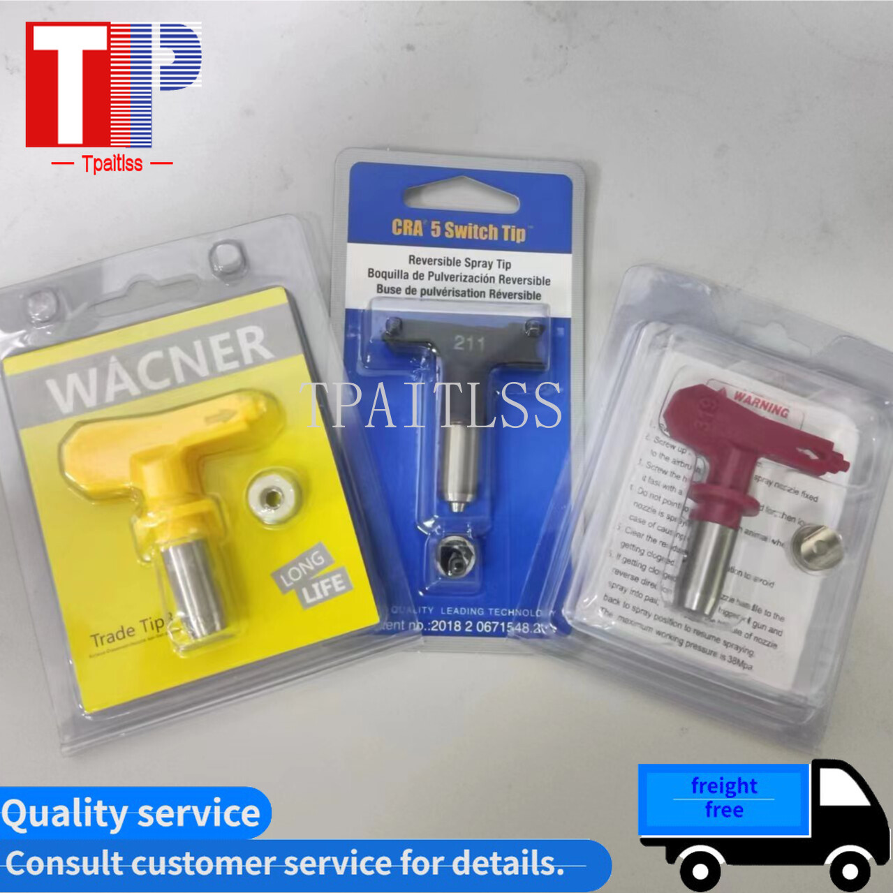 Airless Spray Gun Tips Nozzle For Titan Wagner Paint Sprayer Tool 109-635 NEW