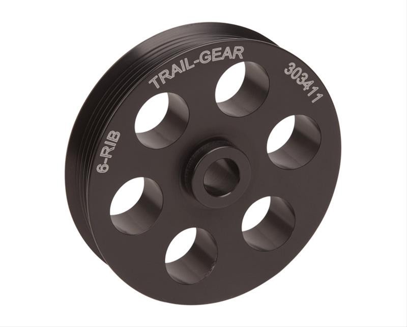 Trail Gear 303411-KIT PS Pulley Serpentine 6-Rib