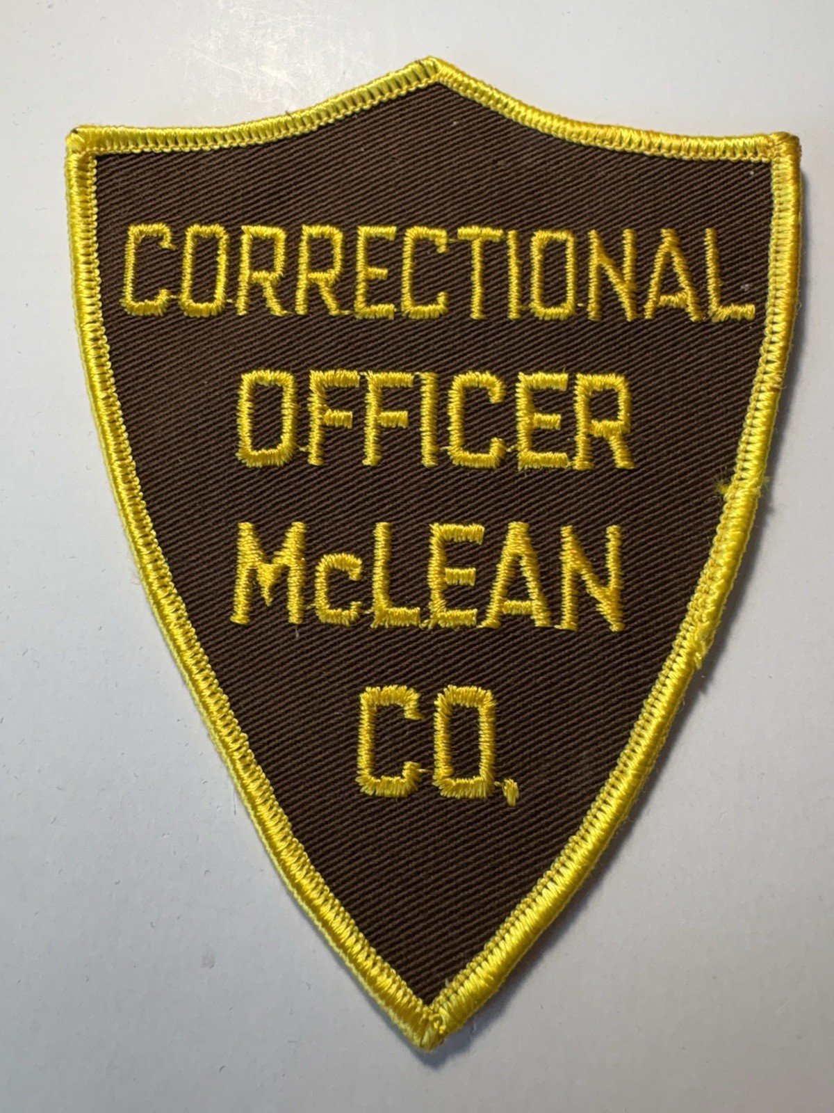McLean County Illinois Correctional Officer Patch ~ Vintage / RARE