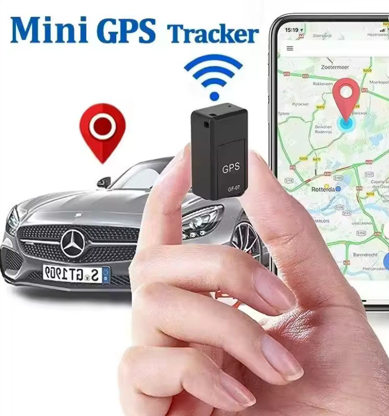 1pc Black Mini GPS Tracker GF07 Magnetic Anti-Theft Locator Device - NEW