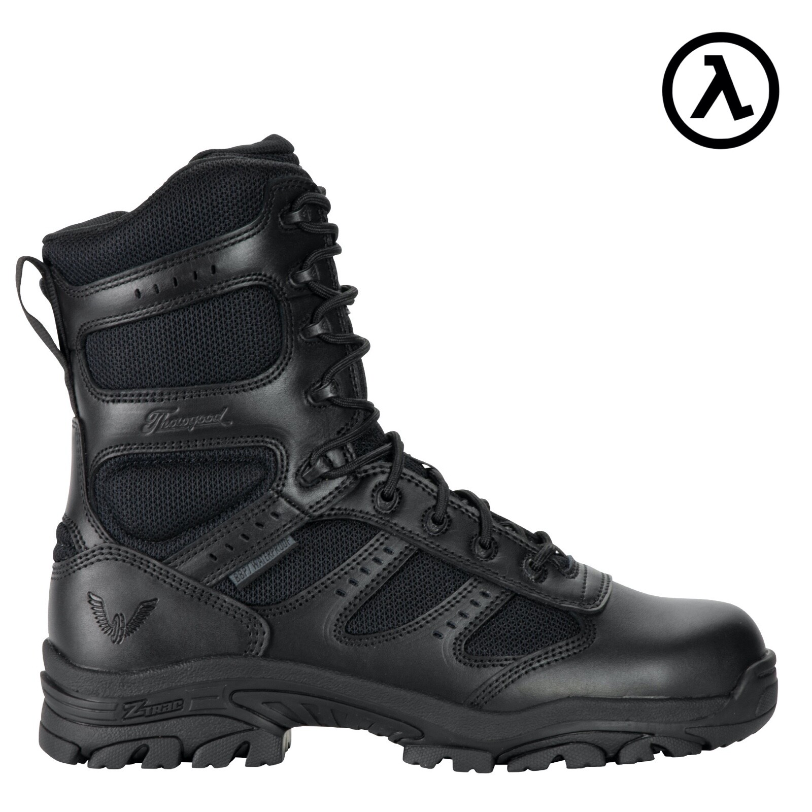 THOROGOOD THE DEUCE WATERPROOF COMPOSITE TOE SIDE-ZIP TACTICAL BOOTS 804-6191