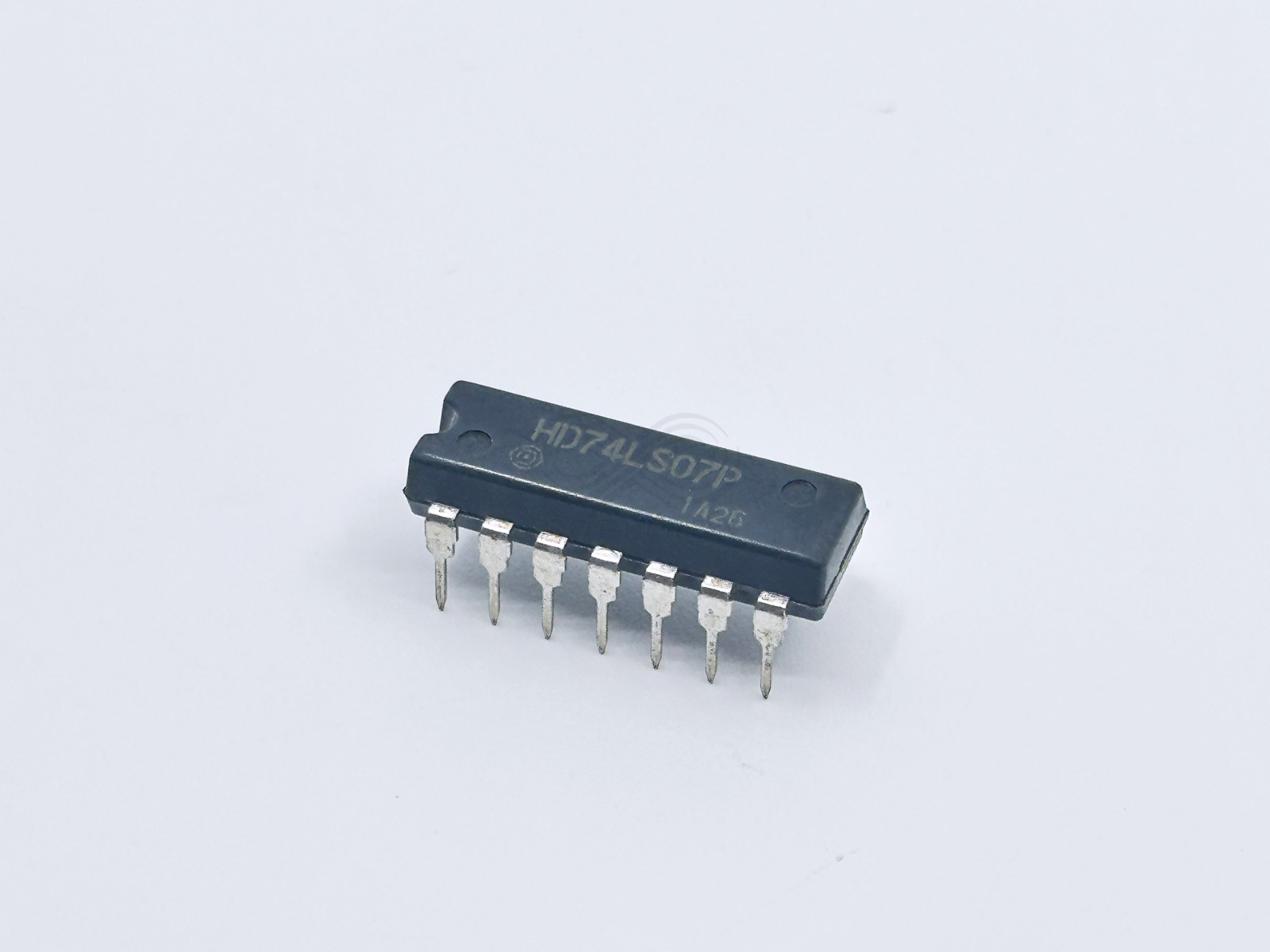2PCS HD74LS07P Hitachi Hex Buffer Driver IC Open Collector DIP-14