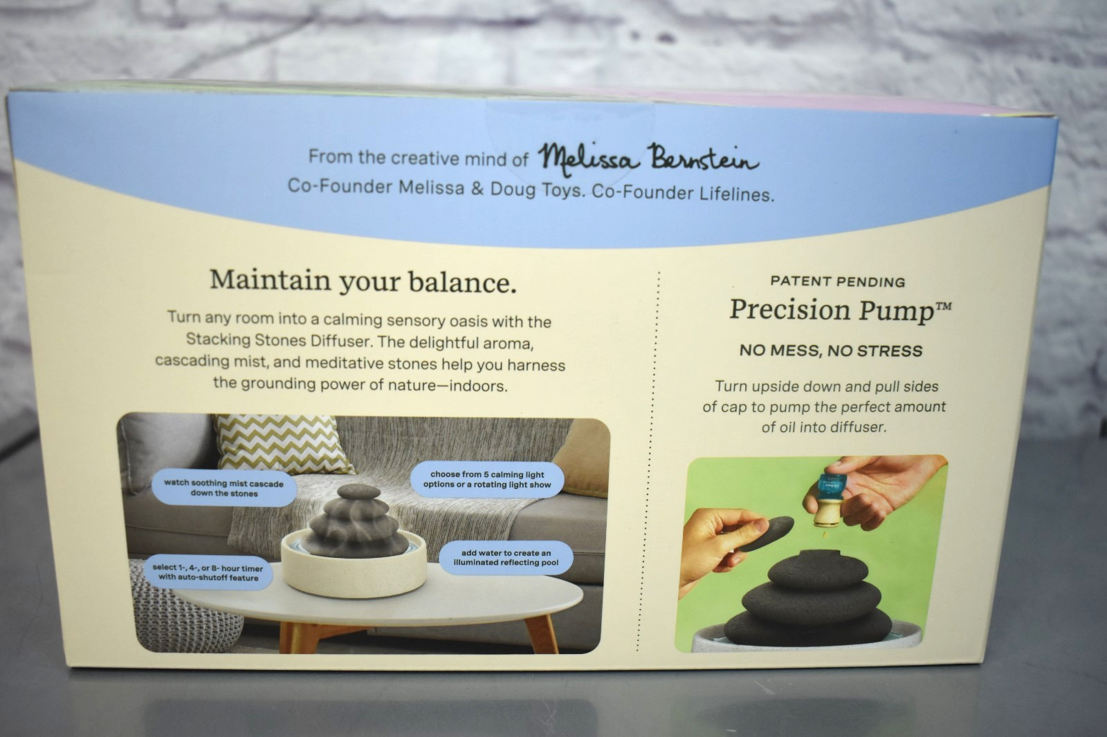 Lifelines Plant Stacking Stones Diffuser - NEW