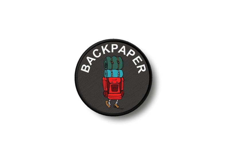 Patch Badge Printed Iron-On Backpaper Backpacking