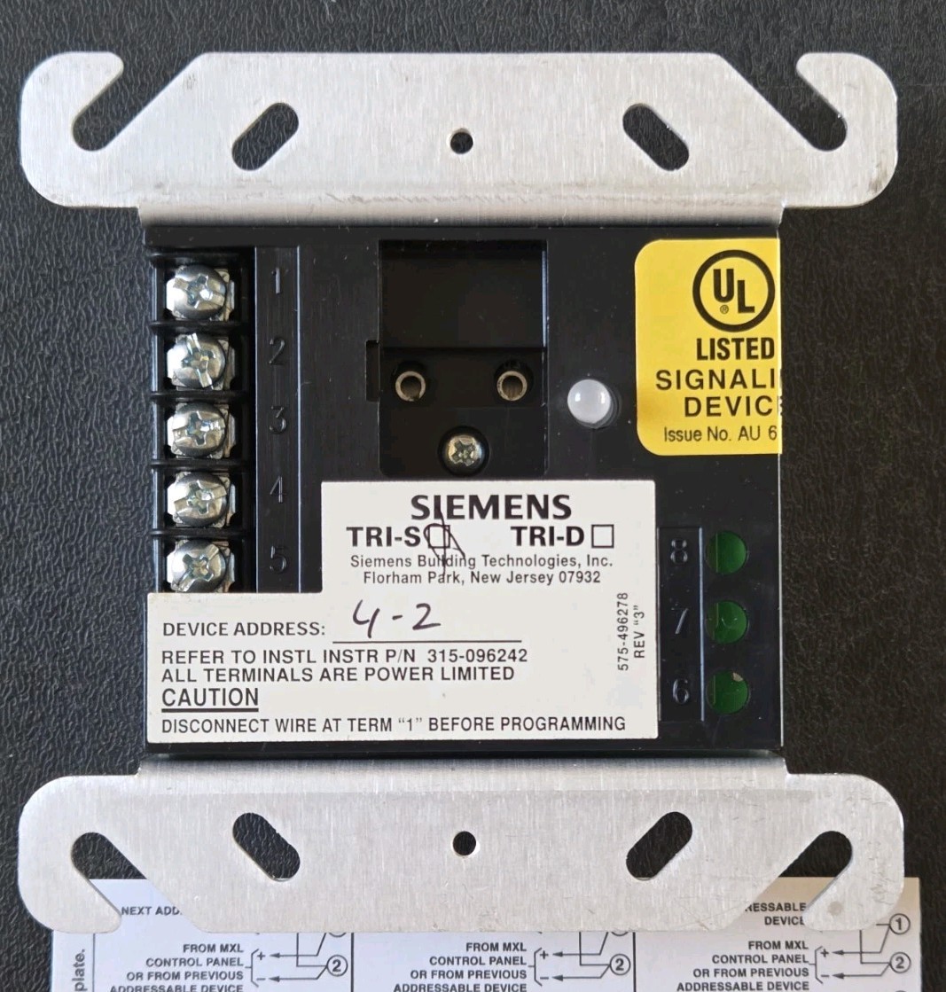 SIEMENS TRI-S SINGLE INPUT INTELLIGENT INTERFACE MODULE 575-496278 - NEW 5 AVAIL