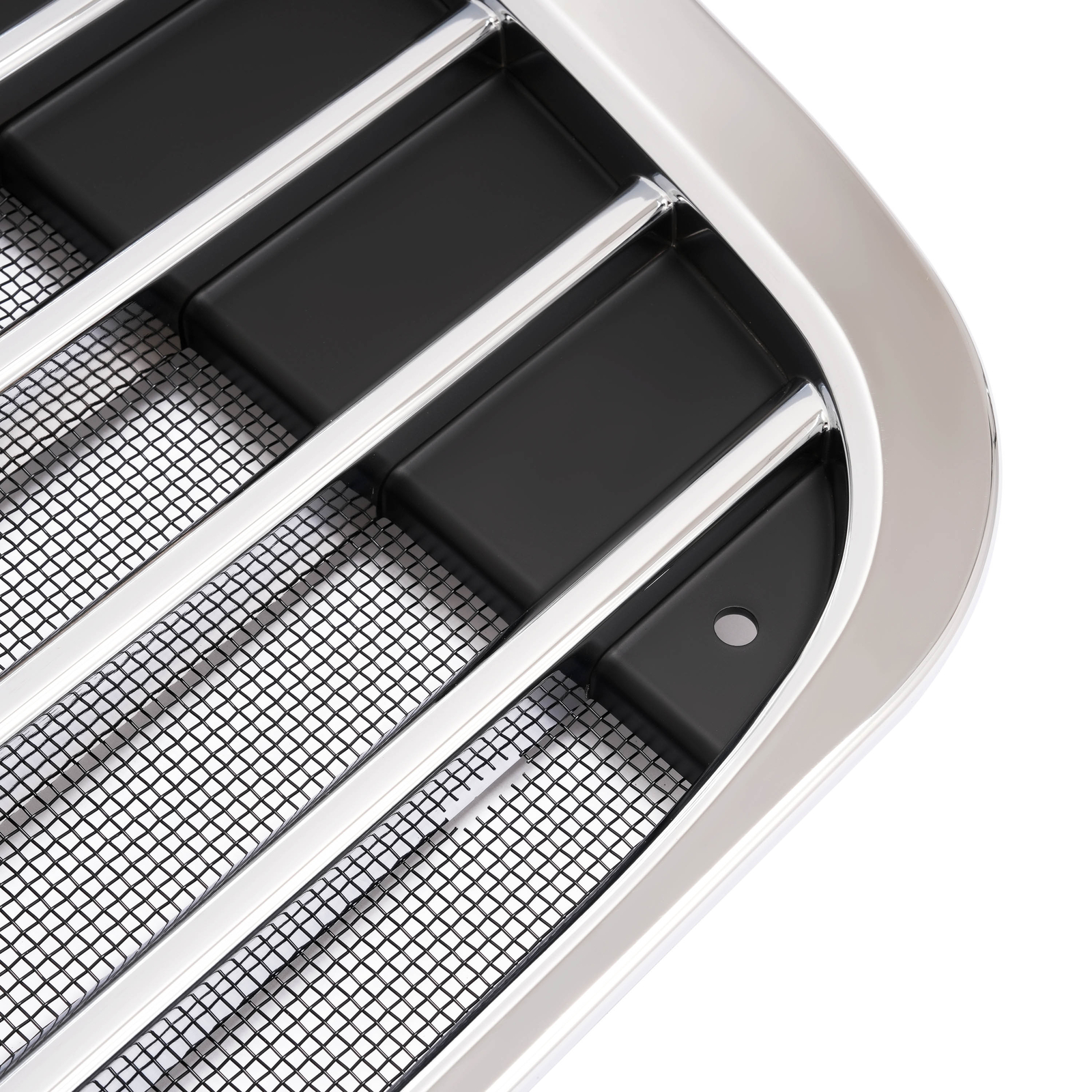 For Freightliner M2 2002-2022 Chrome Front Upper Bumper Grille ABS w/Bug Screen