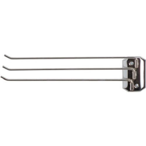 Swing Arm Kitchen Towel Rack Wall Mounted 14 inch long, Alloy Steel Chrome
