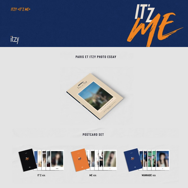 ITZY - IT'Z ME PARIS ET ITZY PHOTO ESSAY & POSTCARD SET YEJI LIA RYUJIN YUNA
