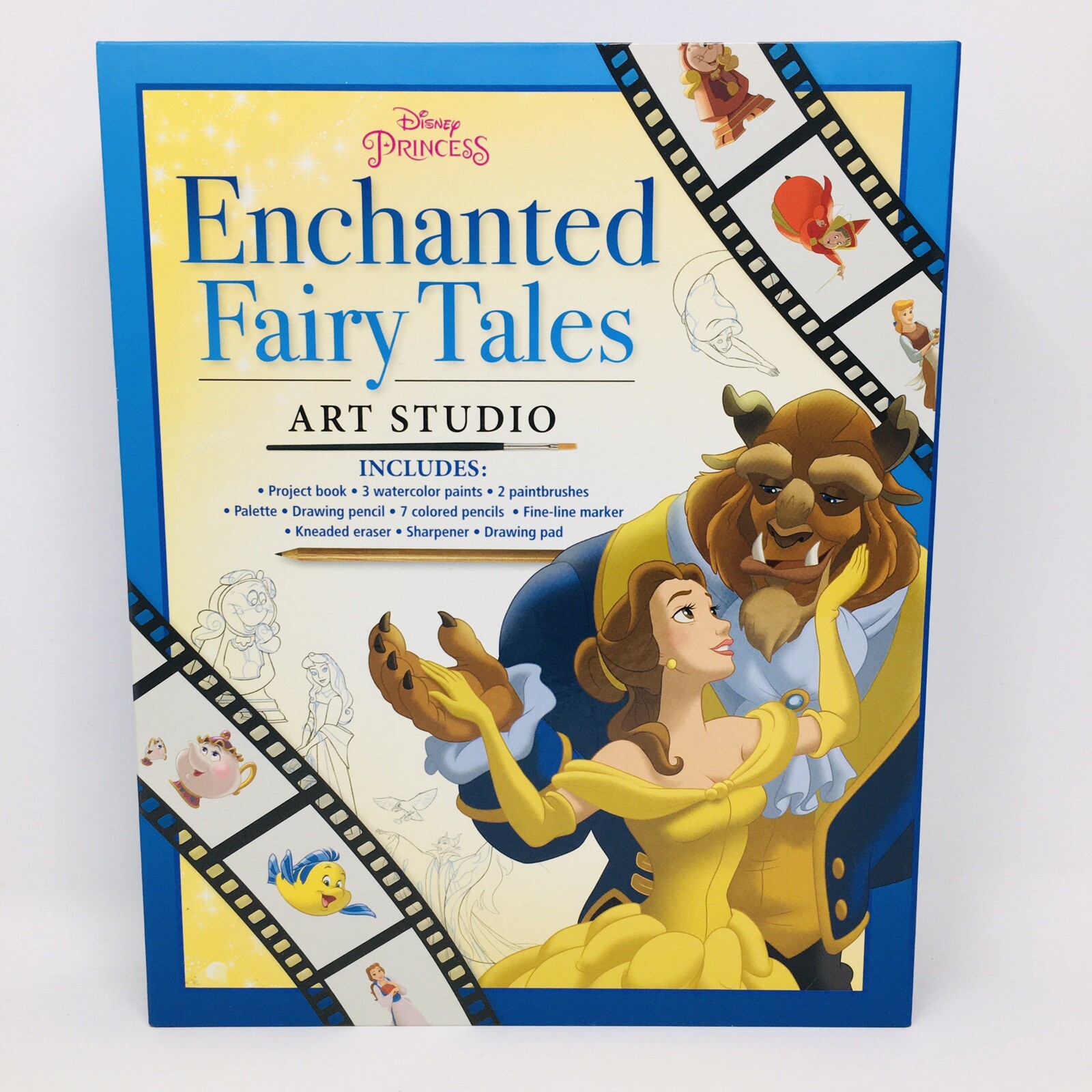 Art Studio Disney Learn to Draw and Paint Princess Enchanted Fairy Tales NEW