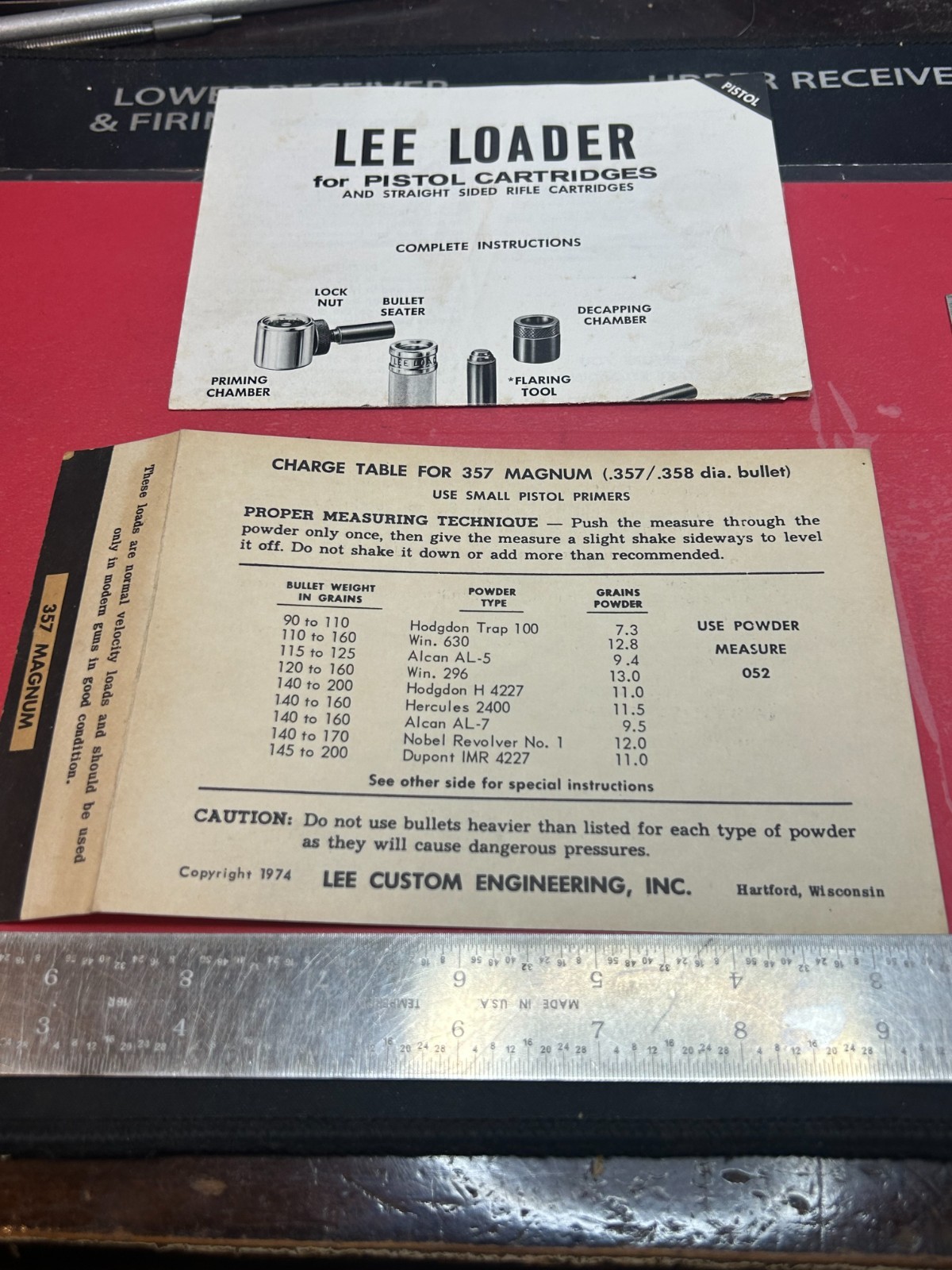 Vintage Lee Loader .357 Magnum + Flaring Tool