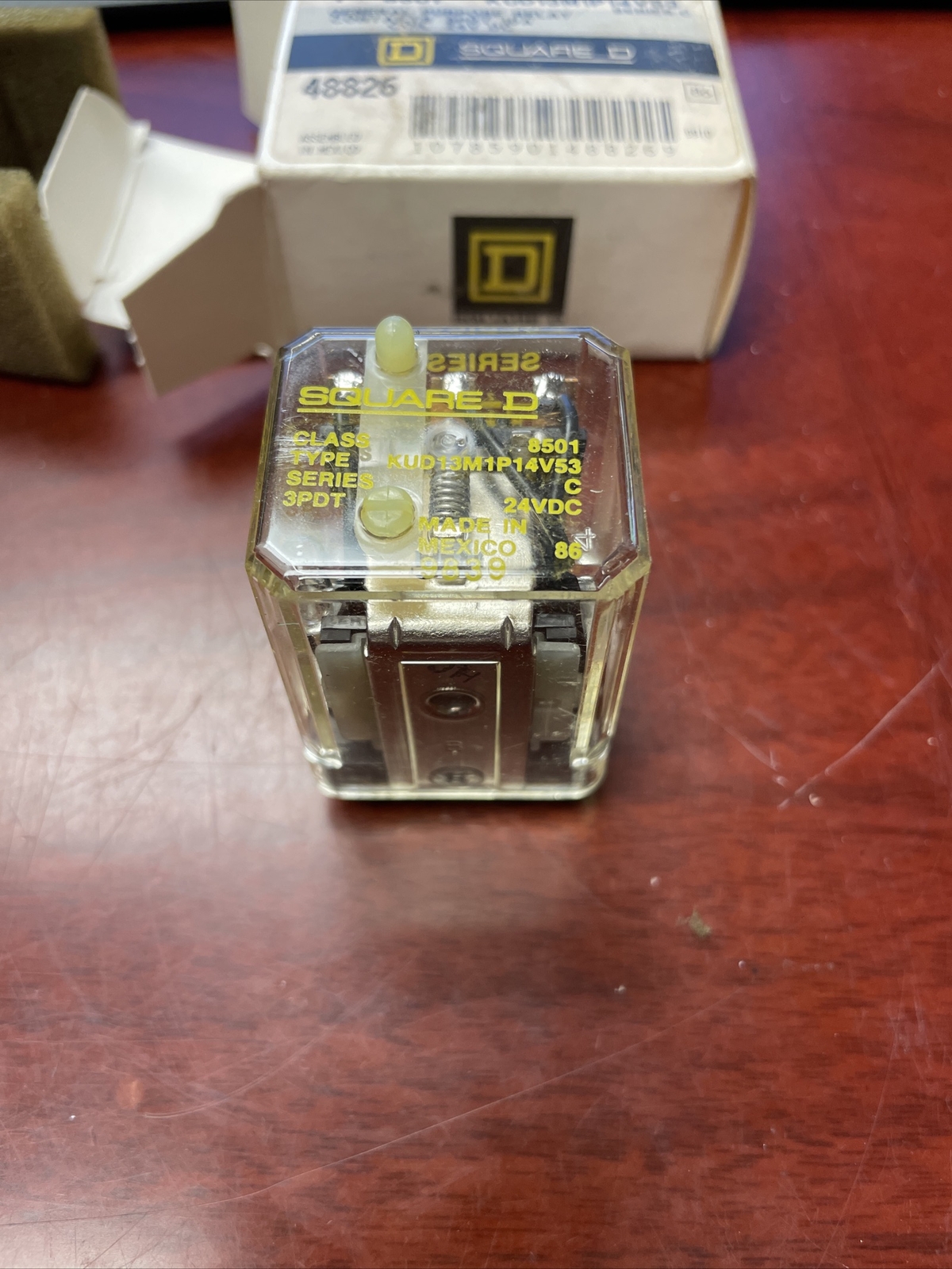 Square D Class: 8501 Relay. Part Number: KUD13M1P14V53. Series C