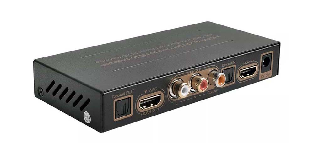 3-In-1 4K 1080P Audio Extractor Embedder With HDMI ARC Audio Converter