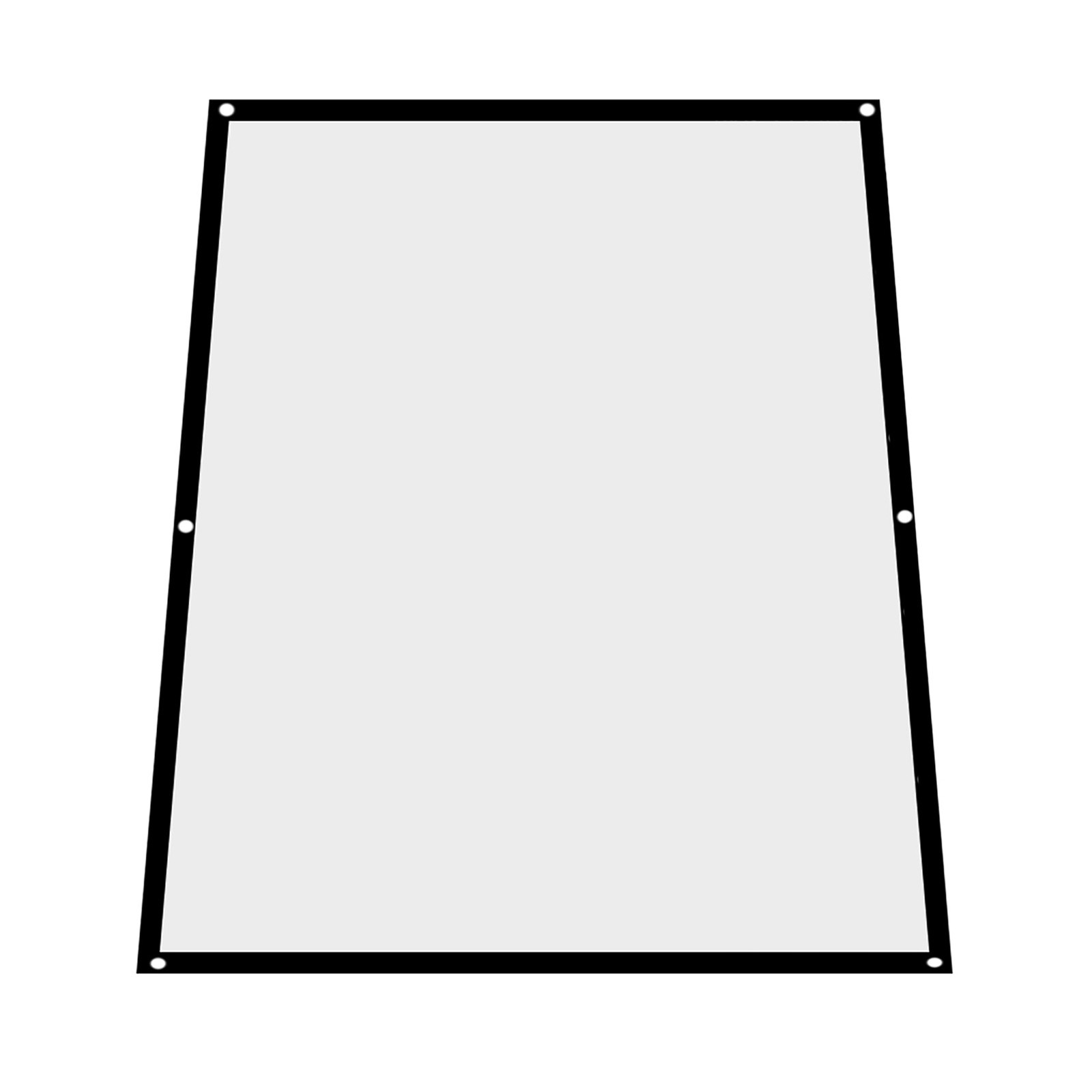 Portable Foldable NOn Crease White Projector Curtain Projection Screen 4:3 100in