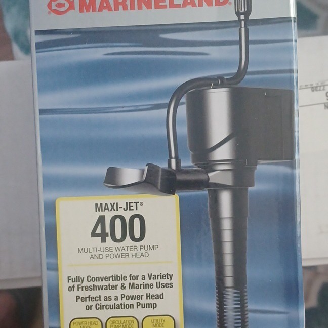Marineland Maxi-Jet 400 Aquarium Water Pump/Powerhead, 400 Flow, Fresh/Marine